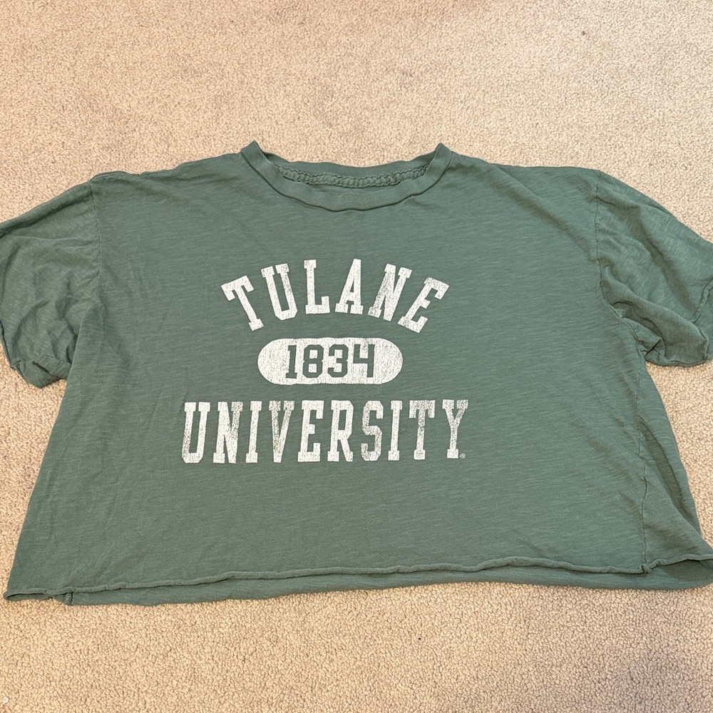 Green Tulane University Women's Top